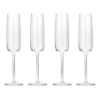 CHAMPAGNE FLUTE SET OF 4 \ Ripple