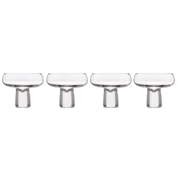 CHAMPAGNE COUPE SET OF 4 \ Aura