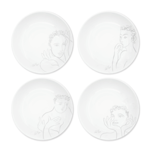 DINNER PLATE SET OF 4 \ Sketchbook Grey