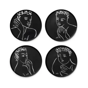 SIDE PLATE SET OF 4 \ Compelling