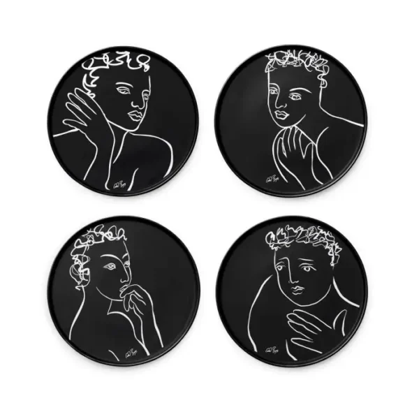 SIDE PLATE SET OF 4 \ Compelling