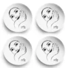 CEREAL / SOUP BOWL SET OF 4 (Face Facts)