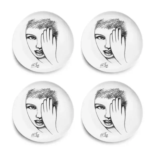 DINNER PLATE SET OF 4 \ Eye For Detail