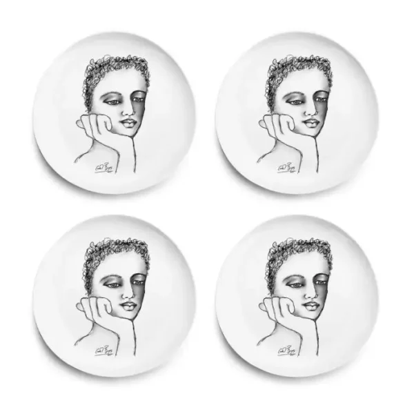 DINNER PLATE SET OF 4 \ Just A Thought