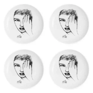 SIDE PLATE SET OF 4 \ Eye For Detail