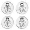 SIDE PLATE SET OF 4 \ Fascinating