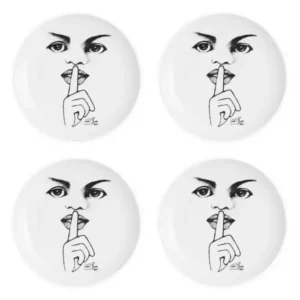 SIDE PLATE SET OF 4 \ It's A Secret!