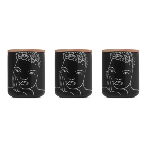 CANISTER SMALL SET OF 3 \ Knowing