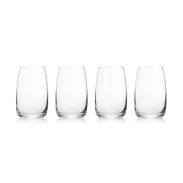 HI BALL GLASS SET OF 4 \ Ripple