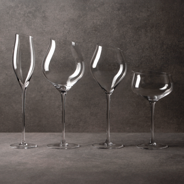 CHAMPAGNE FLUTE SET OF 4 \ Sway