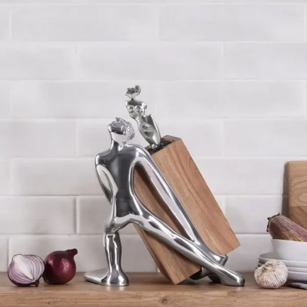 KNIFE BLOCK HOLDER \ Look Sharp!