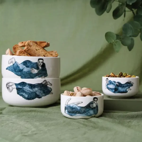 SMALL BOWL SET OF 2 \ Indigo Girls