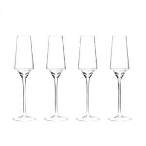 CHAMPAGNE FLUTE SET OF 4 \ Edge