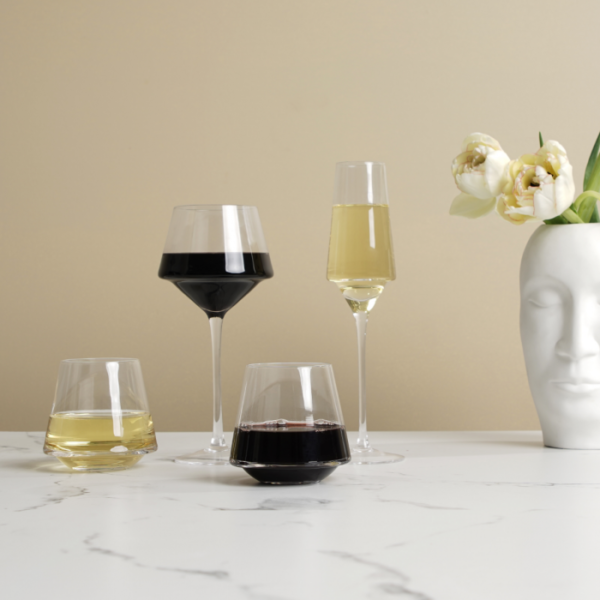 STEMLESS GLASS SET OF 4 \ Edge