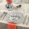 DINNERWARE 12pc SET \ Succulent Faces