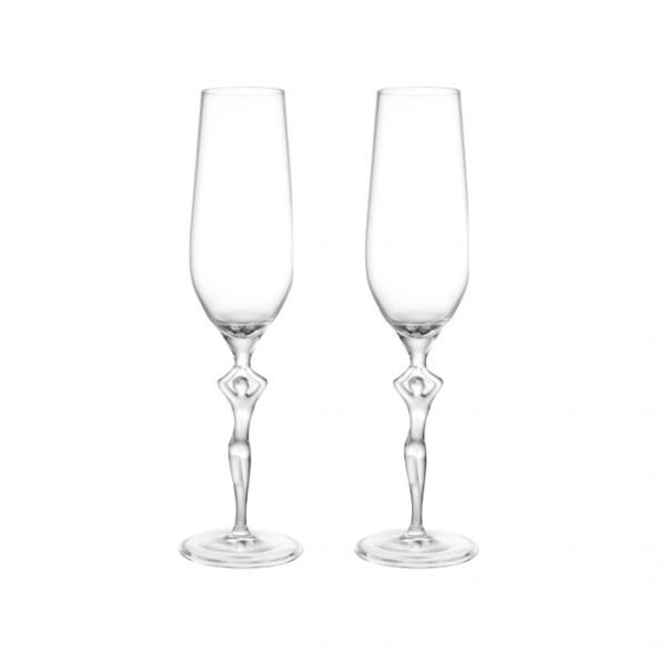 CHAMPAGNE FLUTE SET OF 2 \ Connoisseur