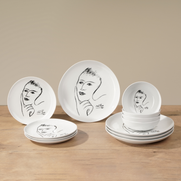 DINNER PLATE SET OF 4 \ Distant Memory