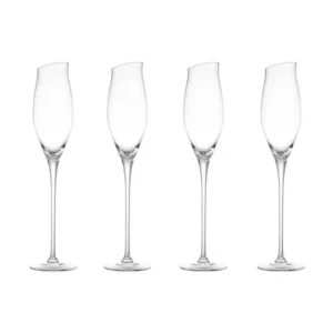 CHAMPAGNE FLUTE SET OF 4 \ Sway