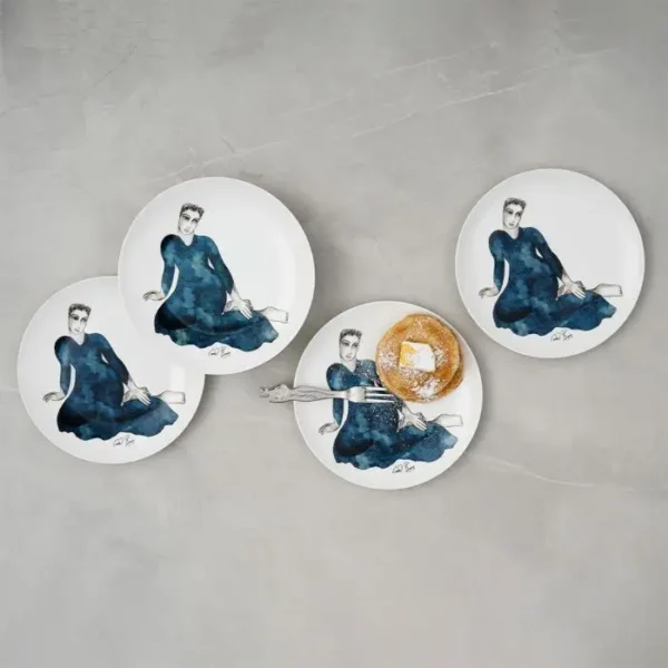 SIDE PLATE SET OF 4 \ Spellbinding