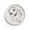 SIDE PLATE SET OF 4 \ Face Facts