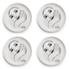 SIDE PLATE SET OF 4 \ Face Facts