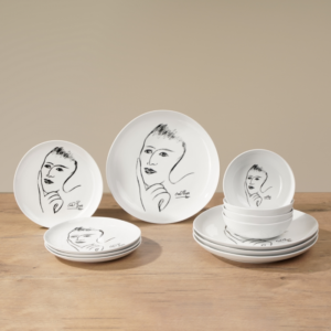 DINNERWARE 12pc SET \ Distant Memory