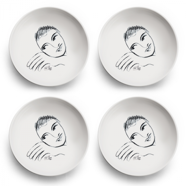 CEREAL / SOUP BOWL SET OF 4 (Let's Face It!)