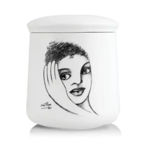 CANISTER WITH LID LARGE \ Pillow Talk